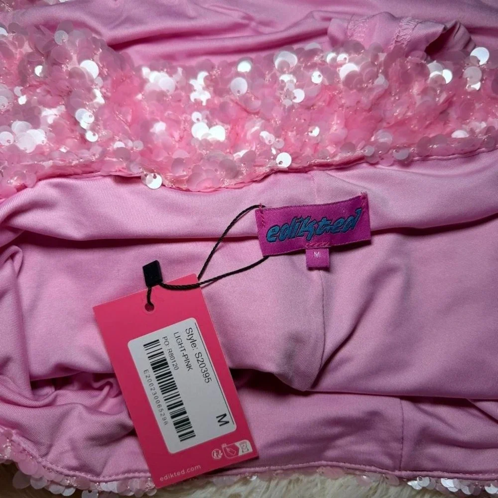 NWT Edikted Evelina Sequin Mini Skort Size Medium